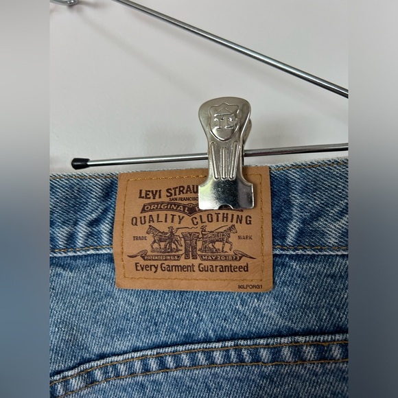 Vintage High Waisted Distressed Levi Cutoff Shorts - Picture 7 of 8